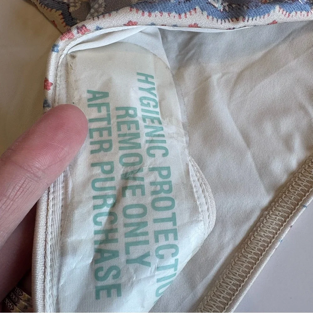 Zimmermann Women's 10-12 Paisley Print Bikini Bottom Cheeky‎ NWOT